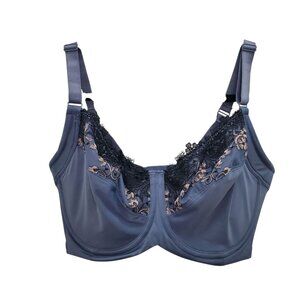 Modern Movement S42BM240 Lavender Embroidered Full Figure Underwire‎ Bra 38DDD